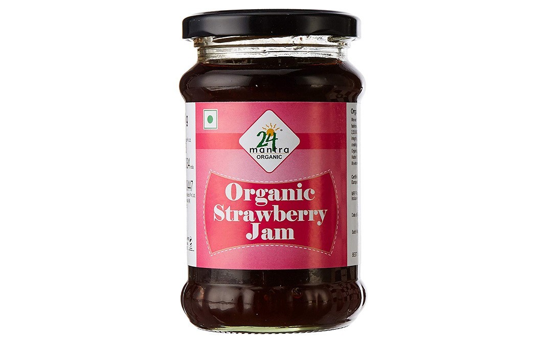 24 Mantra Organic Strawberry Jam    Glass Jar  350 grams